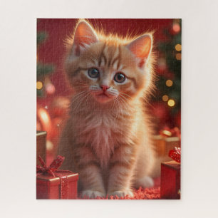 KITTEE GINGER CHRISTMAS JIGSAW PUZZLE