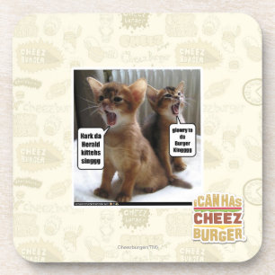 Kitteh carols coaster