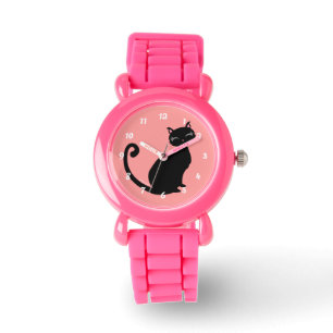 Kitteh Lurve - Black Kitty Custom Colour Watch