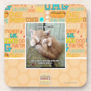 Kitteh rule #231 coaster