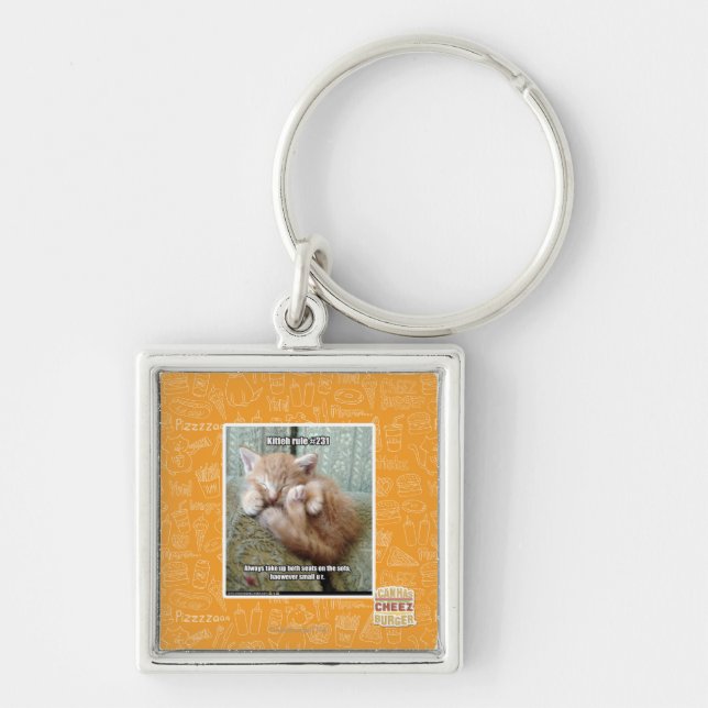 Kitteh rule #231 keychain (Front)