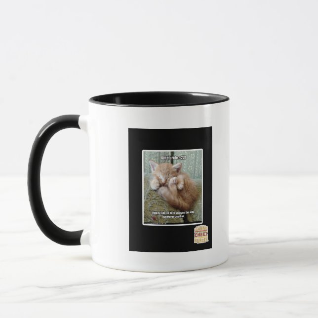 Kitteh rule #231 mug (Left)