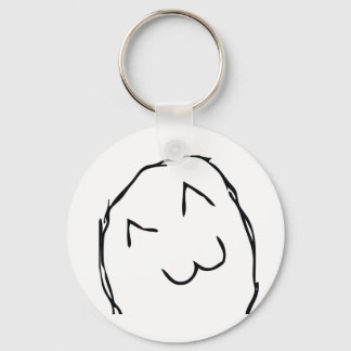 Kitteh Smile Troll Keychain