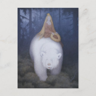 Kittelsen King Valemon The white bear CC0824 Postcard