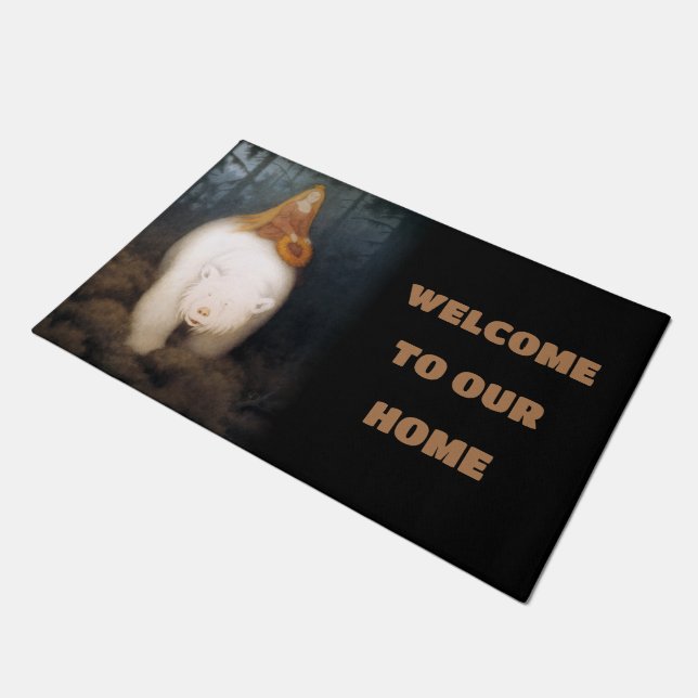 Kittelsen - White-Bear King Valemon Doormat (Angled)