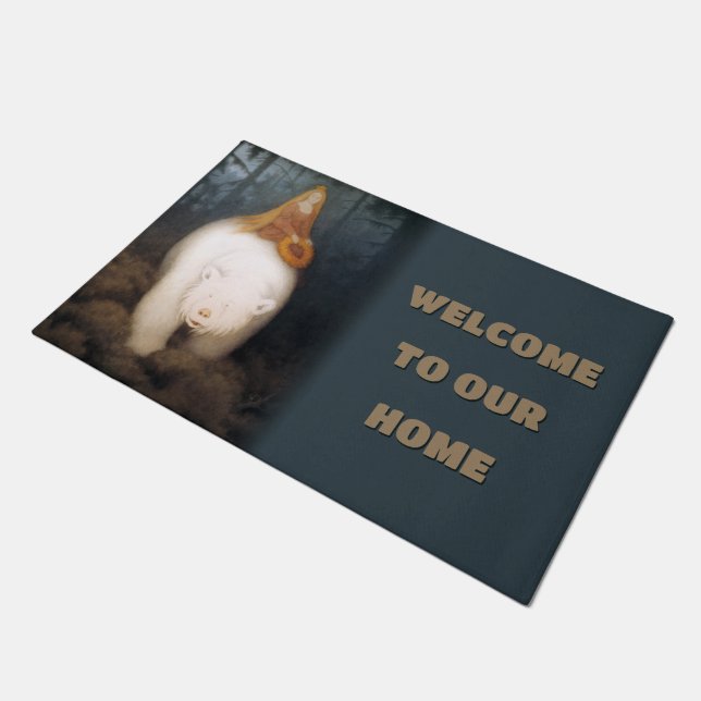 Kittelsen - White-Bear King Valemon Doormat (Angled)