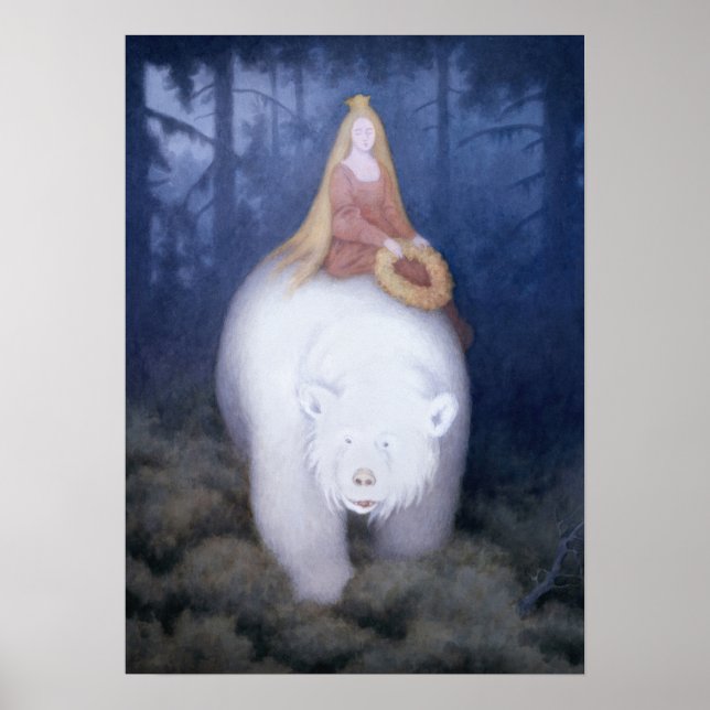 Kittelsen White-Bear King Valemon Fairytale XL Poster (Front)