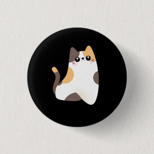 Kitten 1 Inch Round Button