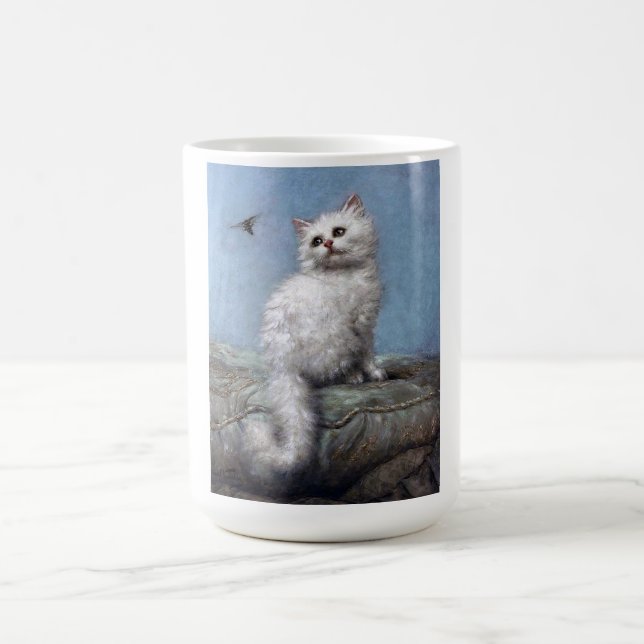 Kitten and Bee, Carl Kahler Coffee Mug (Center)