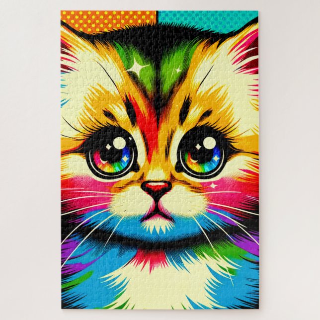 Kitten Art Jigsaw Puzzle (Vertical)