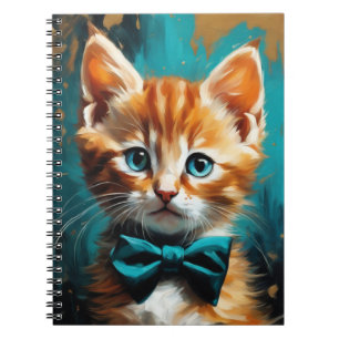 Kitten avec Cravate à mâchoires   CARNET