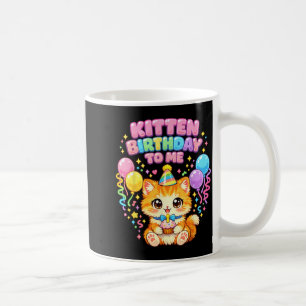 Kitten Birthday Girl Cute Kitten Lovers Animal Cat Coffee Mug