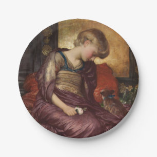 Kitten (by Frederic Leighton) Paper Plate