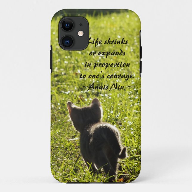Kitten Courage iPhone 5 Case (Back)