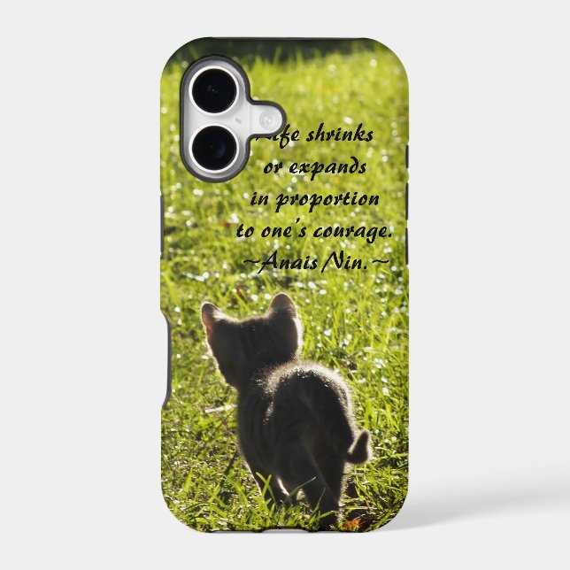 Kitten Courage iPhone 5 Case (Back)