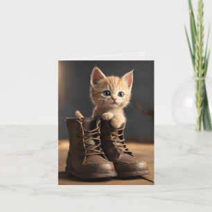 Kitten Dans Vieux Boot