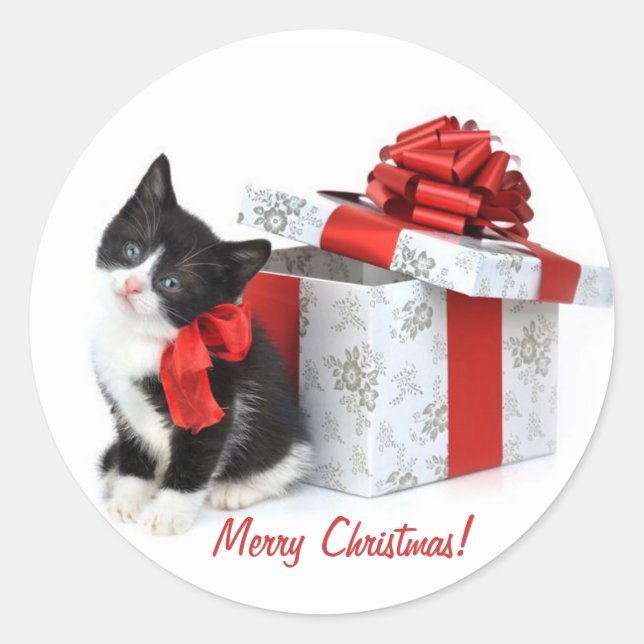 Kitten de Noël, Stickers (Devant)