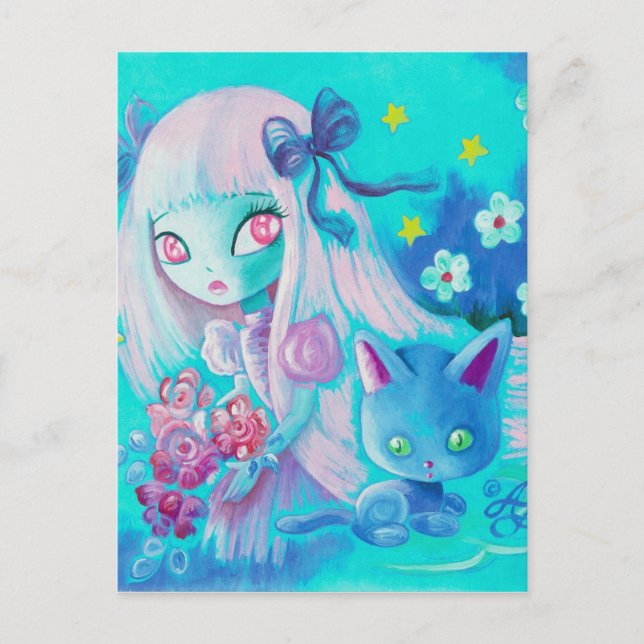 Kitten Dreams Postcard (Front)