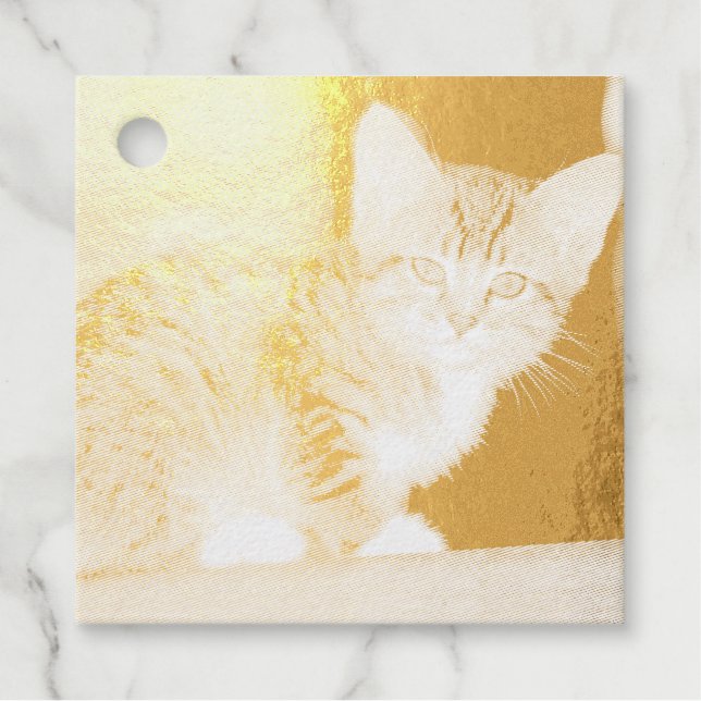 Kitten Favour Tags (Front)