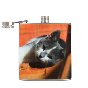 Kitten Hip Flask