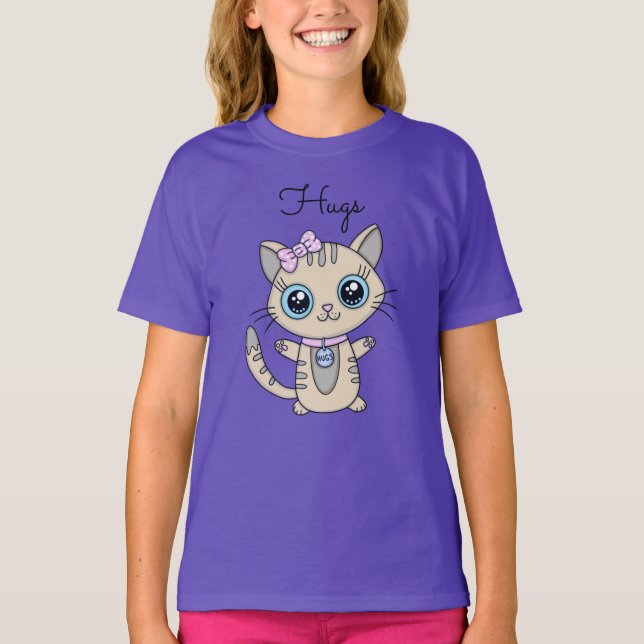 Kitten Hugs T-Shirt (Front)