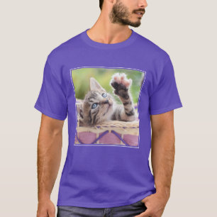 Kitten In A Basket T-Shirt