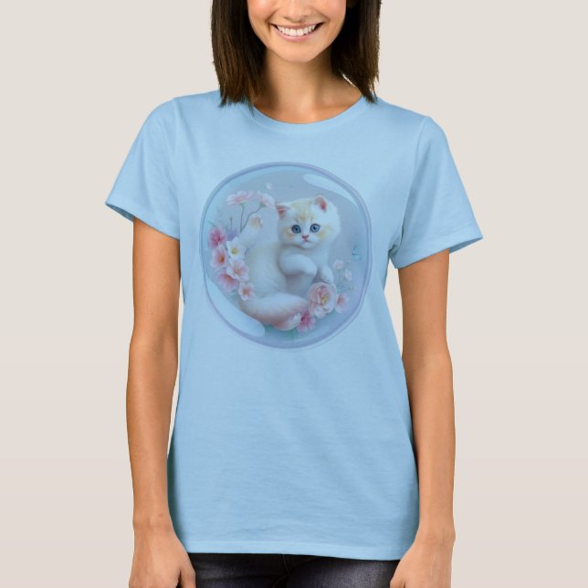Kitten in a bubble Women's T-Shirt (Front)