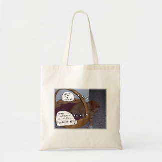 Kitten in a Handbasket Tote Bag