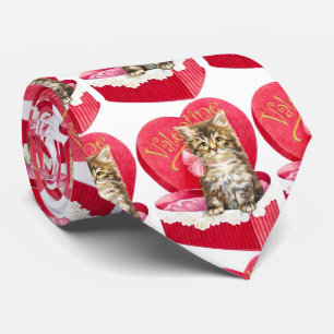 Kitten in Candy Box Tie