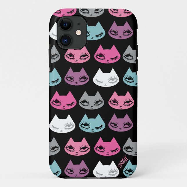 Kitten Iphone Case by Fluff (Back)