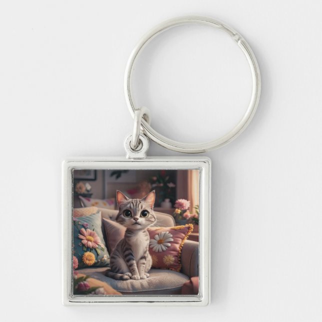 Kitten Keychain (Front)