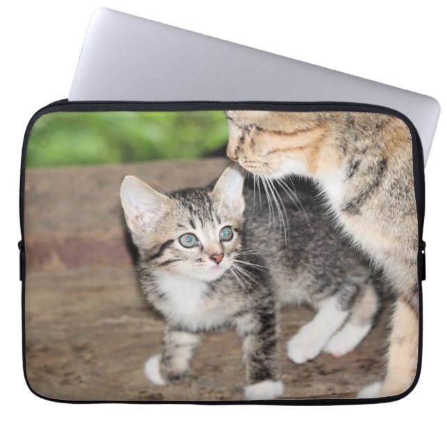 Kitten Laptop Sleeve (Front)