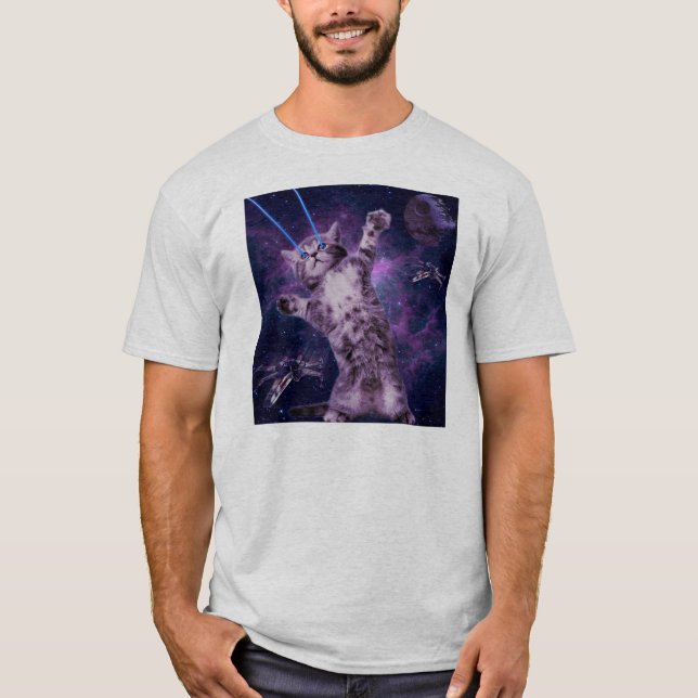 Kitten Lazer Armada T-Shirt (Front)