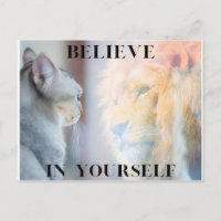 Kitten & Lion Mirror Believe in Yourself