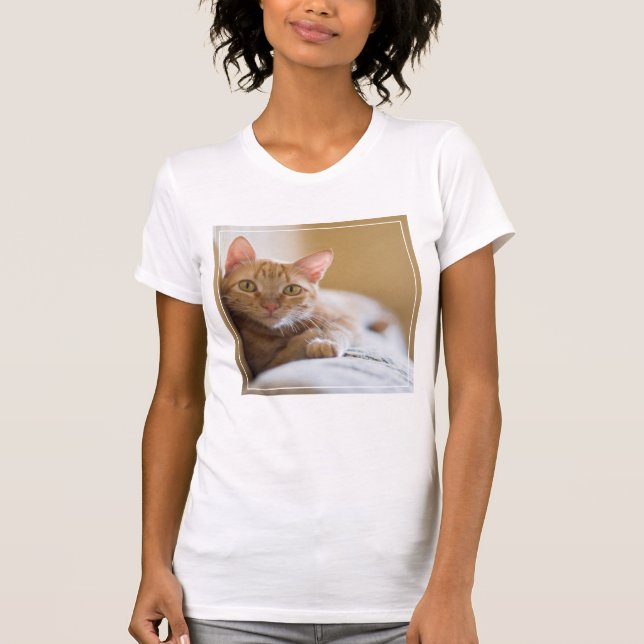 Kitten Lying On The Couch T-Shirt (Front)