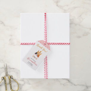 Kitten Meow Pink Crown Girl Kitty Cat Birthday Gift Tags