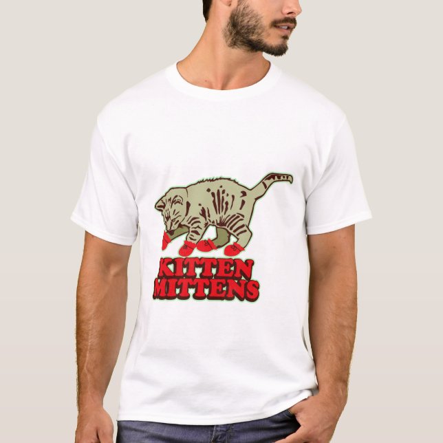 Kitten Mittens T-Shirt (Front)