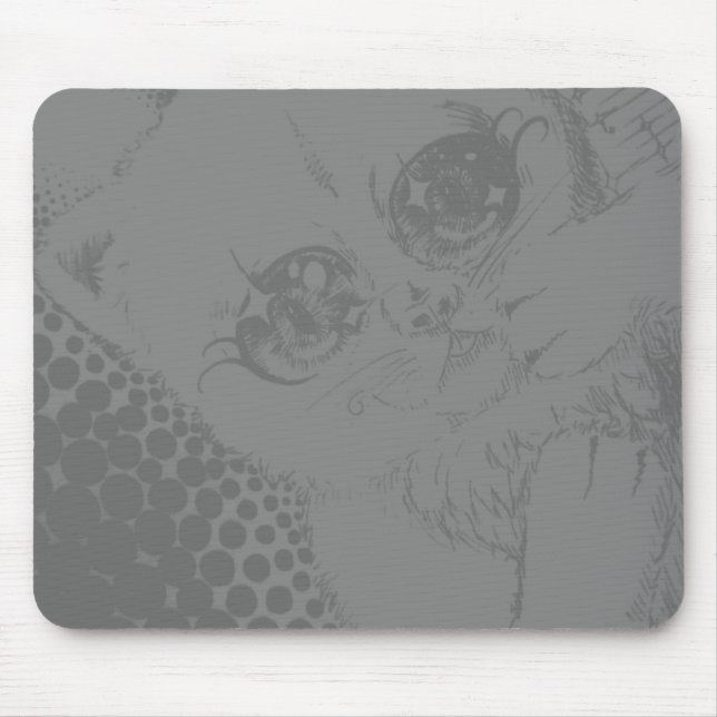 Kitten Mouse Pad (Front)