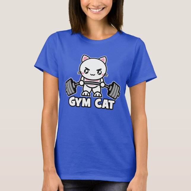KItten My Swole On, Workout Cat - Funny Gym T-Shirt (Front)