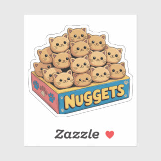 Kitten Nugets Sticker