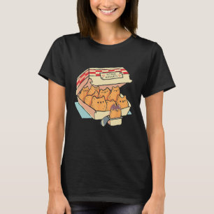Kitten Nuggets Funny Cat Cake Box T-Shirt