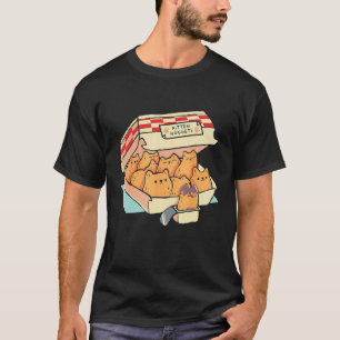 Kitten Nuggets Funny Cat Cake Box T-Shirt