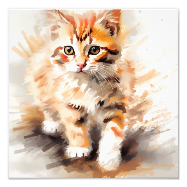 Kitten Nursery & Children's Rooms Print (Front)