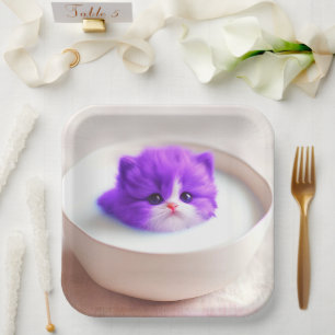 Kitten Paper Plate