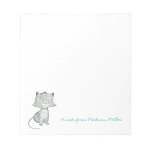 Kitten Personalized Notepad