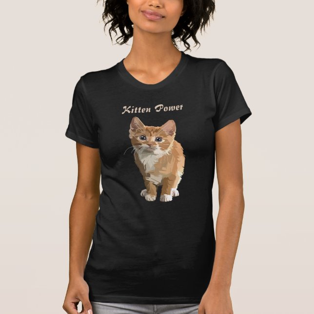 kitten power tee shirt (Front)