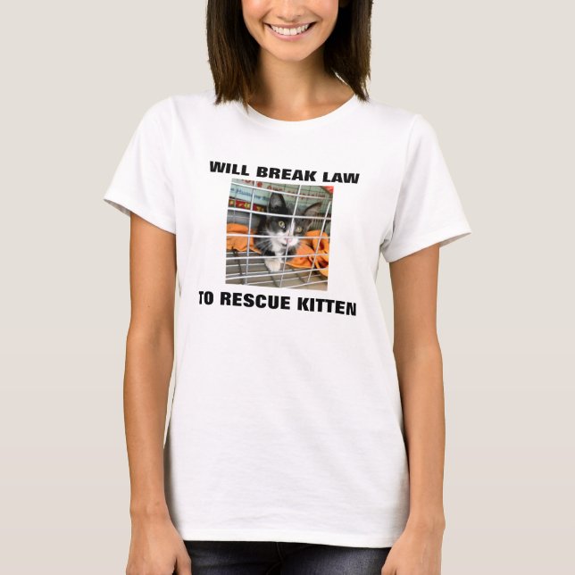 kitten rescue T-Shirt (Front)