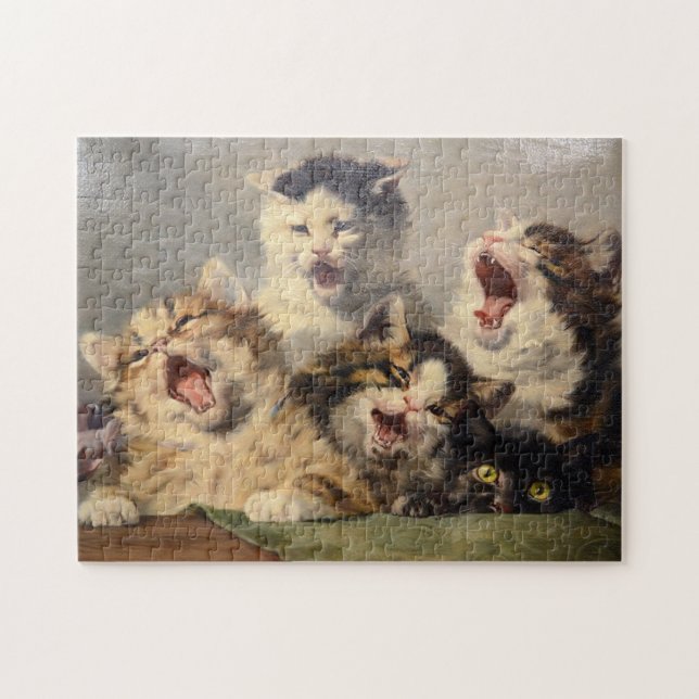 Kitten Symphony by Julius Adam II Jigsaw Puzzle (Horizontal)