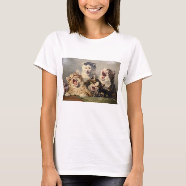Kitten Symphony by Julius Adam II T-Shirt (Front)