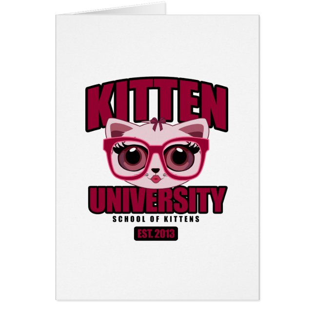 Kitten University - Pink (Front)